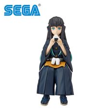 鬼滅之刃 時透無一郎 坐坐吃飯糰 公仔 模型 15cm 坐姿公仔 SEGA 日本正版【951015】