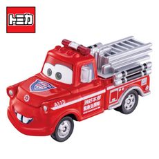 TOMICA C-38 脫線 消防救援版 玩具車 CARS 汽車總動員 日本正版【933441】