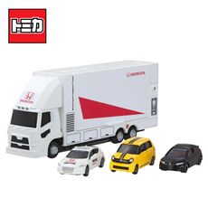 TOMICA 本田 運輸車組 內附三台小車 運輸車 HONDA 玩具車 多美小汽車【939962】