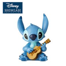 Enesco 史迪奇 吉他 塑像 公仔 精品雕塑 星際寶貝 Stitch 迪士尼 144952