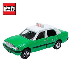 TOMICA 亞洲限定 香港的士 綠色款 香港計程車 新界計程車 豐田 日本正版【453123】