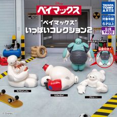 全套4款 大英雄天團 杯麵公仔 P2 扭蛋 轉蛋 Baymax 迪士尼 日本正版【084560】