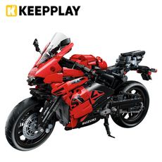 KEEPPLAY 積木模型 1：6 鈴木機車 GSX-R1000R 1245片 模型【322663】