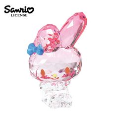 Enesco 美樂蒂 閃閃發光塑像 公仔 精品雕塑 透明塑像 三麗鷗 SANRIO【403844】