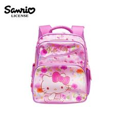 凱蒂貓 玫瑰花系列 雙層 兒童背包 背包 後背包 書包 Hello Kitty 【449486】