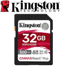 金士頓 32G Canvas React Plus SD 記憶卡 (SDR2/32GB)
