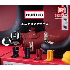 全套5款 HUNTER 雨鞋吊飾 扭蛋 轉蛋 雨鞋 靴子 高筒靴 BANDAI 萬代【722875】