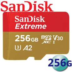 SanDisk 256GB 256G Extreme microSDXC TF U3 V3 A2