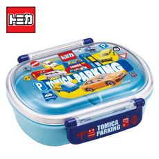 TOMICA 單層便當盒 日本製 360ml 分隔便當盒 可微波飯盒 多美小汽車【658082】