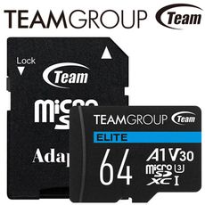 【公司貨】Team 十銓 64GB microSDXC TF UHS-I U3 A1 V30 記憶卡