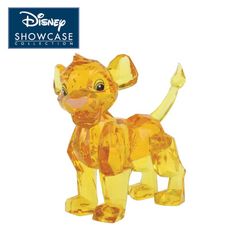 Enesco 辛巴 透明塑像 公仔 精品雕塑 獅子王 迪士尼 Disney【305759】