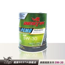 【BESTIA美國魔獸】鋼鐵魔獸系列 SAE 5W-30 全合成機油 1L/瓶