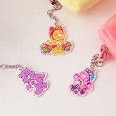 美國 CareBears 彩虹熊 鑰匙圈 吊飾 裝飾品 配件 拉鍊圈