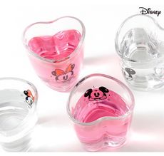 迪士尼 米奇米妮 愛心迷你杯 45ml 杯子 酒杯 醬料杯 shot杯 玻璃杯