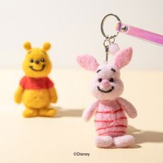 迪士尼 小熊維尼 DIY羊毛氈娃娃吊飾 小豬 Winnie the pooh Disney