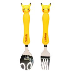 寶可夢 Pokemon 皮卡丘 叉子湯匙組 環保餐具
