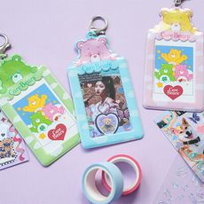 CareBears 彩虹熊 照片鑰匙圈 拍立得相框 吊飾 裝飾品