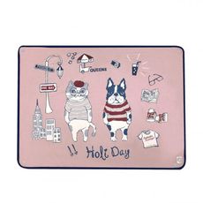 【Kusuguru Japan】日本眼鏡貓 動物風尚系列冷氣空調斗篷 鈕扣式披肩 薄毯-粉色