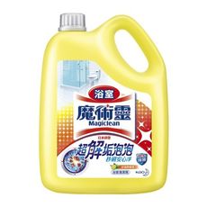 魔術靈 浴室清潔劑 舒適檸檬 量販瓶 (3800mlx3瓶) 箱購｜官方直營