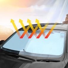 汽車前擋遮陽擋板 隔熱 降溫 防紫外線 摺疊收納