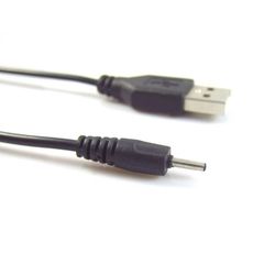 USB 轉 DC 2.0mm 圓頭充電線 2.0 mm 適用 軍用手機 直充小頭小圓頭 小音箱
