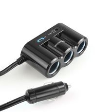 PD+QC3.0 疾速帶線車充/點菸器擴充座 USB車充 車用充電器