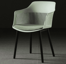 網紅休閑北歐靠背椅子簡約家用凳子單人沙發椅現代塑料餐椅書桌椅
