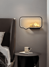 壁燈北歐臥室床頭個性極簡LED創意易加購公司名稱傢名商行，統一編號87248466