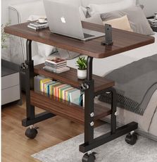 床邊桌 可移動床上電腦桌 懶人桌子 升降桌 家用臥室學生寫字桌 折疊桌