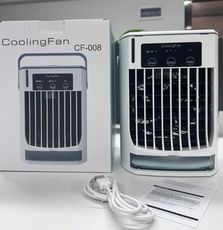 充電式風扇 冷風機家用噴霧加濕器風扇水冷空調扇USB桌面冷風扇制冷器