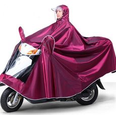 電動摩托車雨衣成人騎行加大加厚男女電瓶車雙人防水遮腳雨披