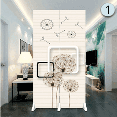 雙面直立高1.8米屏風折疊隔斷玄關簡約短型輕奢屏風