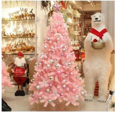 粉色聖誕樹 聖誕節裝飾家用1.2米1.5米1.8米ins櫻花網紅聖誕樹套餐
