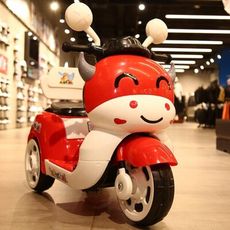 新款兒童電動摩 托車男女孩寶寶小孩可遙控可坐人電瓶車充電玩具車 腳踏車
