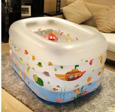 嬰兒遊泳池 新生兒家用兒童充氣遊泳桶加厚折疊小孩室內寶寶戲水池
