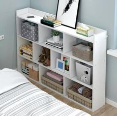 簡易床頭櫃 置物架簡約現代長條窄櫃子臥室床邊儲物櫃夾縫收納書架
