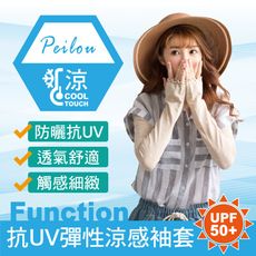 【貝柔】台灣製冰涼紗防曬抗UV袖套(愛心)
