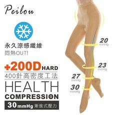 台灣製機能加壓涼感紗壓力褲襪(200丹)