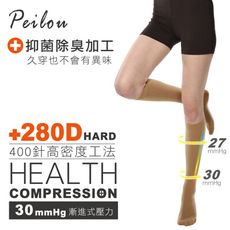 台灣製機能加壓除臭壓力小腿襪(280丹)