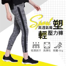 【貝柔】台灣製高透氣魔塑壓力褲(2色可選)
