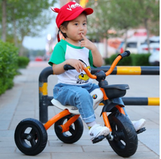 一件免運兒童三輪車腳踏車寶寶自行車輕便折疊嬰幼兒童滑行車1-3歲玩具車