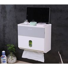 衛生紙盒免打孔廁所卷紙筒衛生間壁掛置物架防水抽紙廁紙手紙巾盒