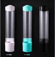 一次性杯子架子置物架紙杯架家用挂壁飲水機水杯自動取杯器抽取式