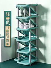 簡易鞋架子家用門口多層新款 爆款小型窄多功能省空間鞋櫃塑料