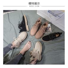 一件免運 chic馬丁靴女 秋季 2018新款英倫風 學生韓版百搭短靴ins網紅切爾西靴