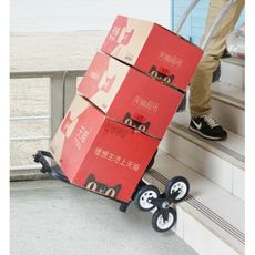 爬樓梯手拉車 家用 小推車 便攜 搬運車 購物拖車 折疊拉貨車 手推車 公寓型 省力氣車 便捷車 -