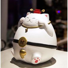 紫蘭軒*免運創意招財貓擺件電視櫃客廳存錢罐開業禮品禮物服裝店裝飾品儲蓄罐