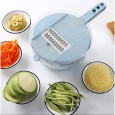 小麥桔杆多功能切菜器家用碎菜切菜機廚房切絲切片刨絲擦絲神器