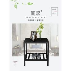 床頭櫃 間約現代家用烤漆防水臥室組裝經濟型 北歐間易鐵藝床頭櫃