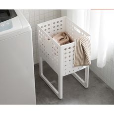 日本髒衣服收納筐可折疊家用髒衣簍洗衣籃塑料裝衣服桶籃子收納筐